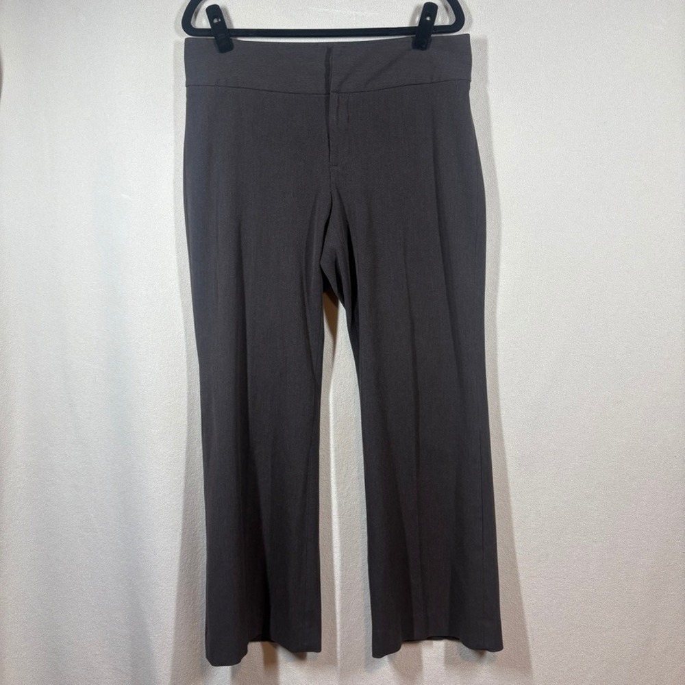 Vtg Y2K Banana Republic Womens 10S Brown Academia Wide Straight Leg Dress Pant